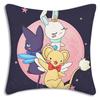PC Sakura Anime Pillow Cover Magical Girl Print Polyester Cushion Case for Sofa Sakura Kerochan Themed Home Decor