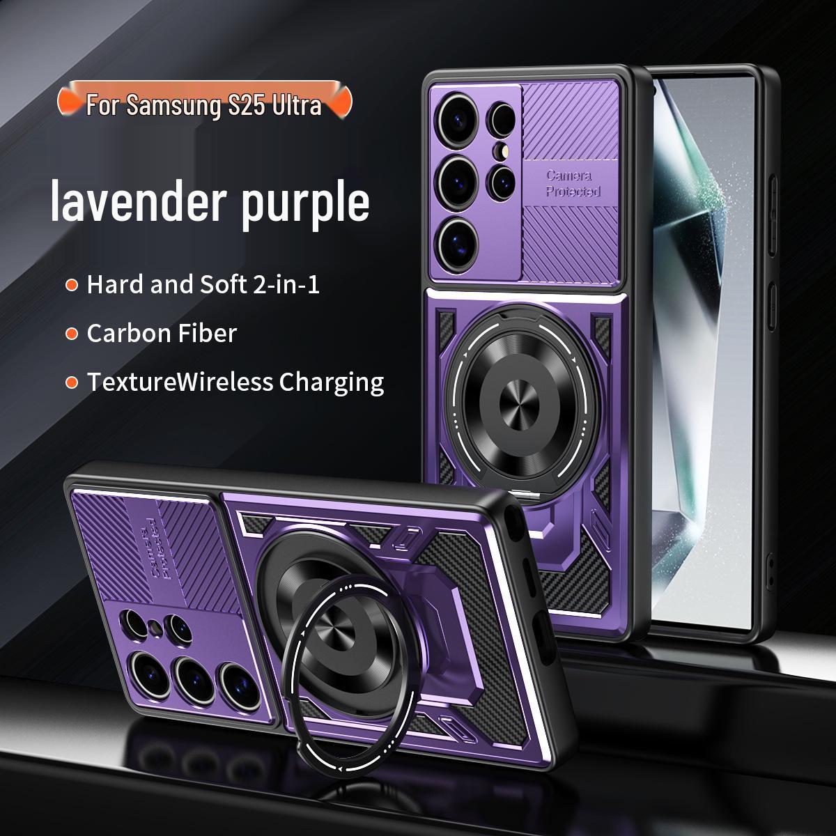 Samsung S25 Ultra Skin-Feel Magnetic Stand Anti-Drop Case A33 5G