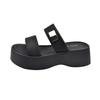Height-increasing platform slippers women's summer outer wear fashion and high-end new slope heel sandals