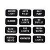1 In 8 Out Car RV Fuse Box Base Insurance Insert PC Terminal Block Black