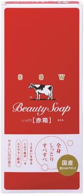 Cow Brand Soap Red Box 90g X 6 Pieces X 2 Sets [Bulk Purchase]