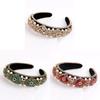 Fascia Classica Barocca in Raso con Strass e Perle per Donna