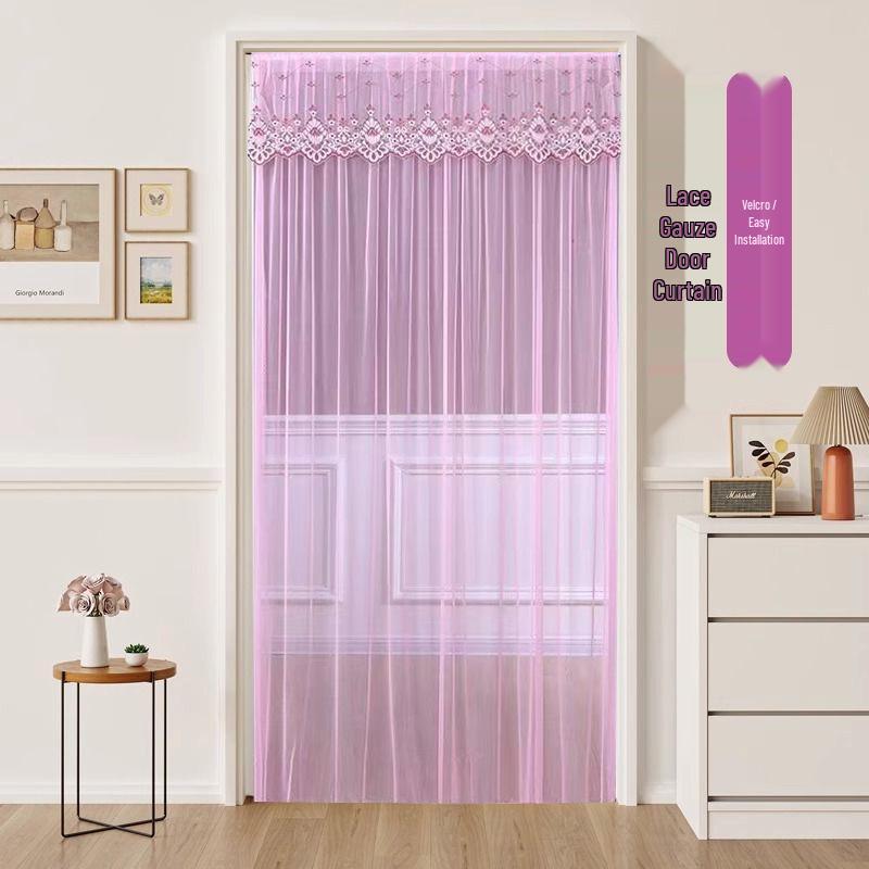 Magnetic No-Drill Anti-Mosquito Door Curtain with Automatic Closing