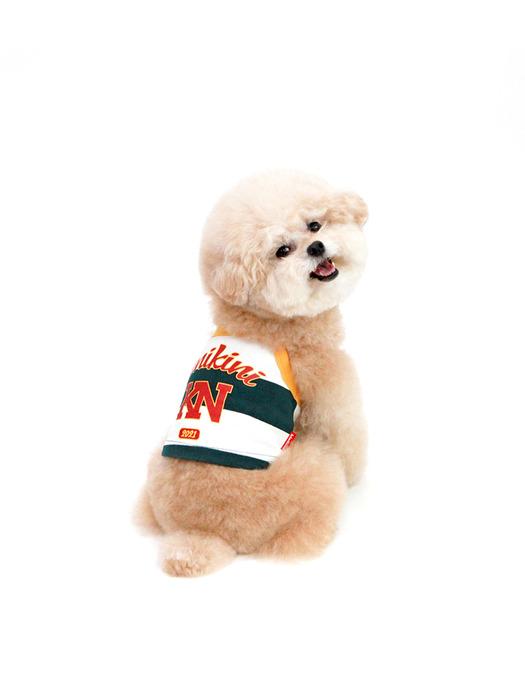 KINIKINI KINI STRIPE CROP TOP-GREEN (Crop Top) XXL