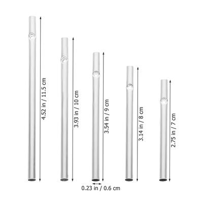 30Pcs Aluminum Tube Diy Wind Chime Material For Indoor Outdoor Decor & Crafts Multi-Size For Art & Handcrafts Wind Chime Parts