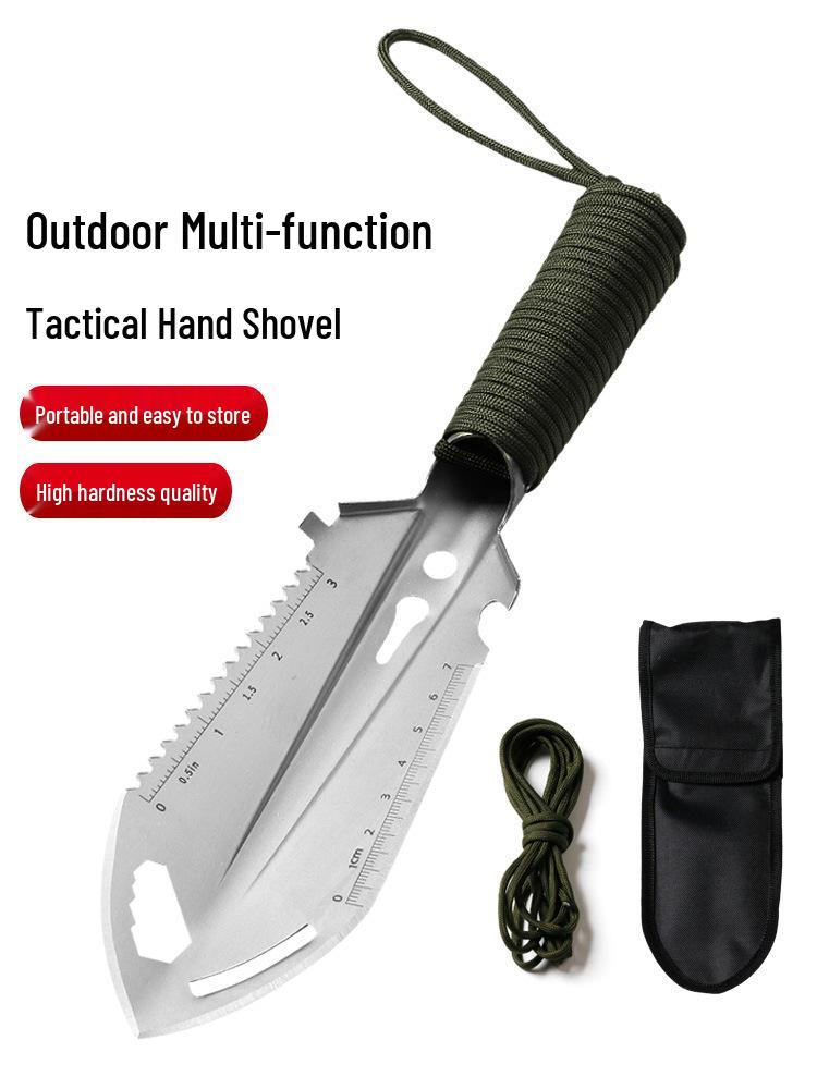 Tragbarer Multifunktionaler Militärischer Camping-Spaten - Outdoor-Survival- & Selbstverteidigungswerkzeug