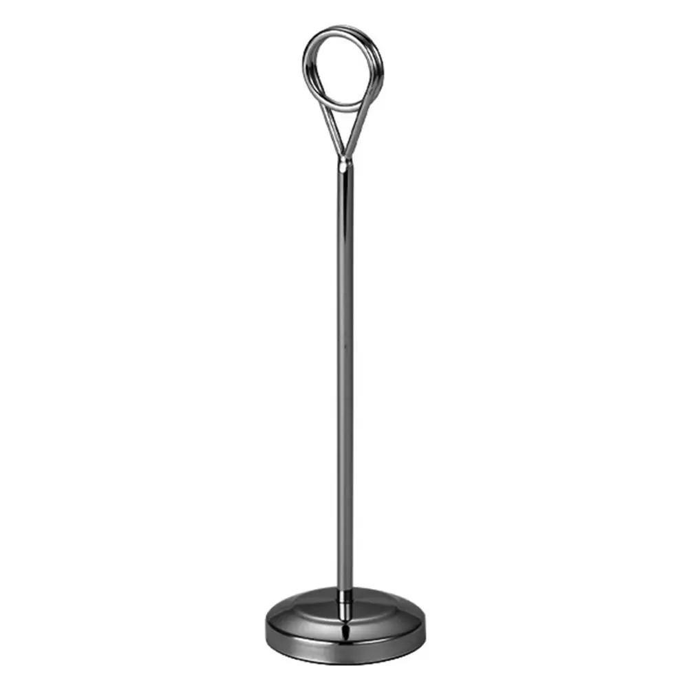 Stainless Steel Number Holder Desktop Party Supplies Paper Stand Note Clamp Photo Clip Card Holder