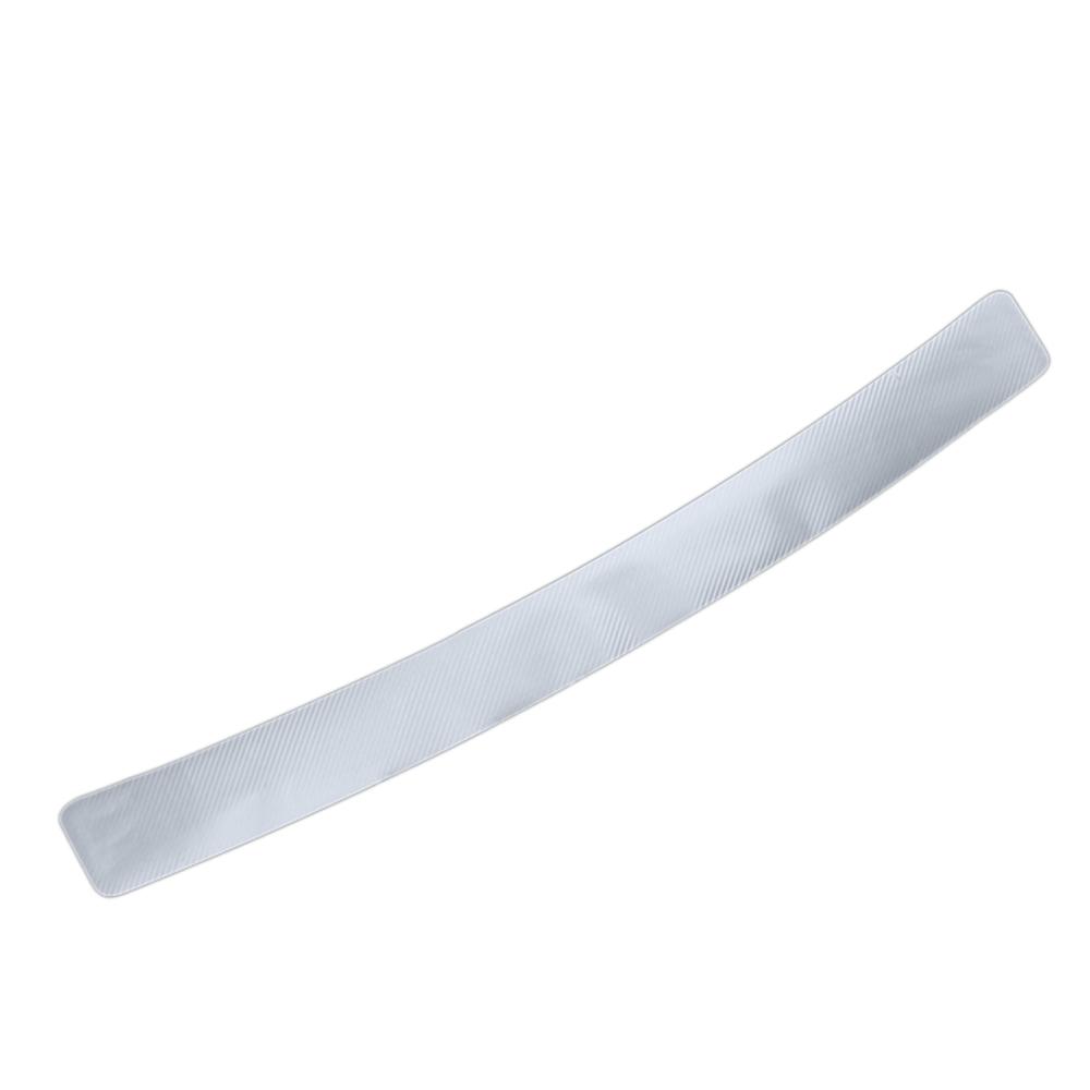 3D Carbon Fiber Car Rear Bumper Protector Strip, Anti-Scratch Anti-Kick Guard Film, Automotive Exterior Decal Sticker