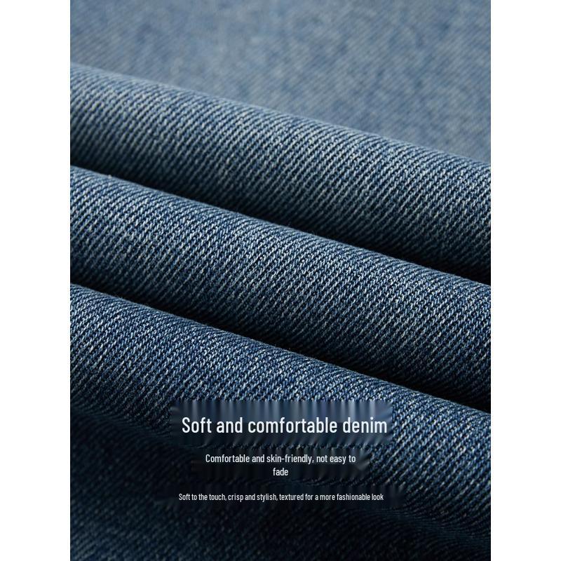 Women's Retro High-Waisted Wide-Leg Jeans - Blue Slimming Plus Size (Spring/Autumn 2025)