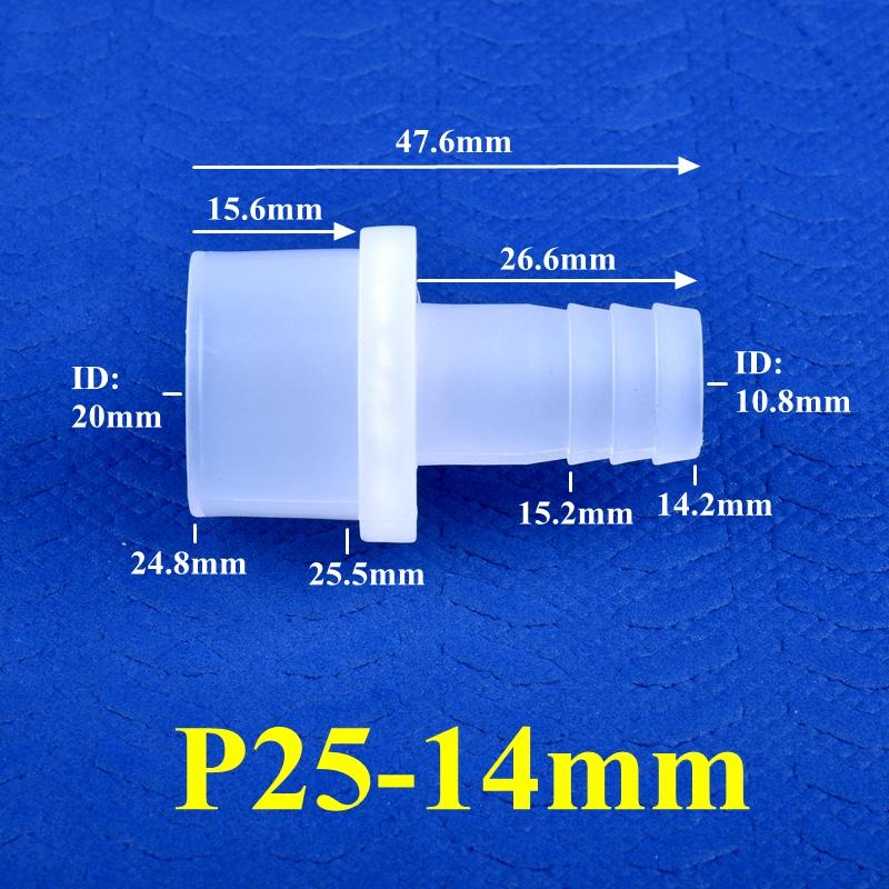 10 Stück/Los 9,5~25mm Flach auf 8~25mm Pagode Direktverbinder Aquarium Tank Anschlüsse Luftpumpe Schlauchverbinder Garten Tropfbewässerung Rohranschlüsse