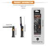 Portable COB LED Flashlights USB Rechargeable Work Light Magnetic Lanterna Hanging Lamp with Built-in Battery Camping Torch