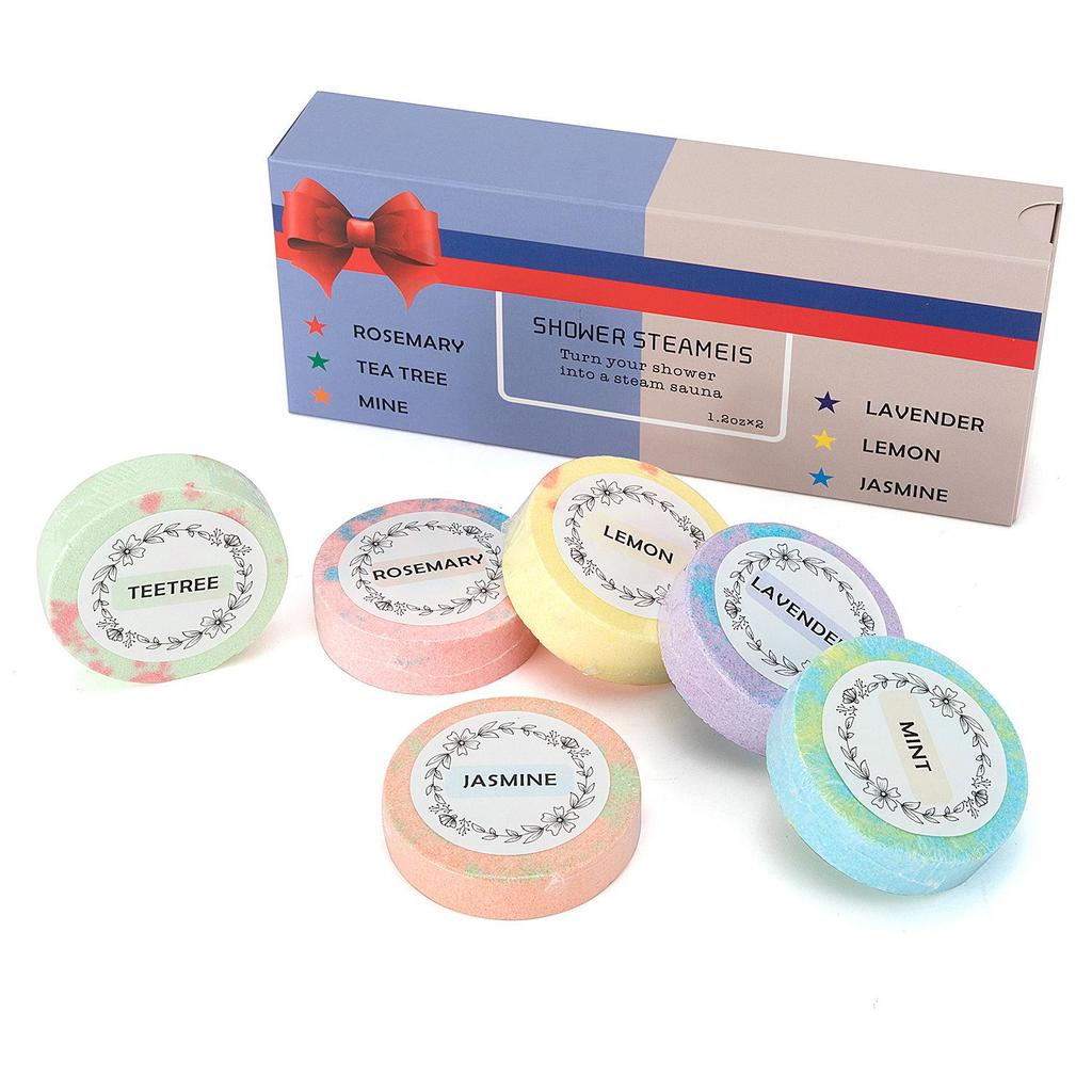 Bath Bomb Set: Bubble Bath Balls with Dried Flower Petals and Bath Salts - Perfect Gift Set for a Relaxing Soak