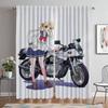 Bakuon Window Curtain for Room 2 Panel Anti-mosquito Curtains Shades Partition Tulle for Bedroom Home Interior Curtains Living