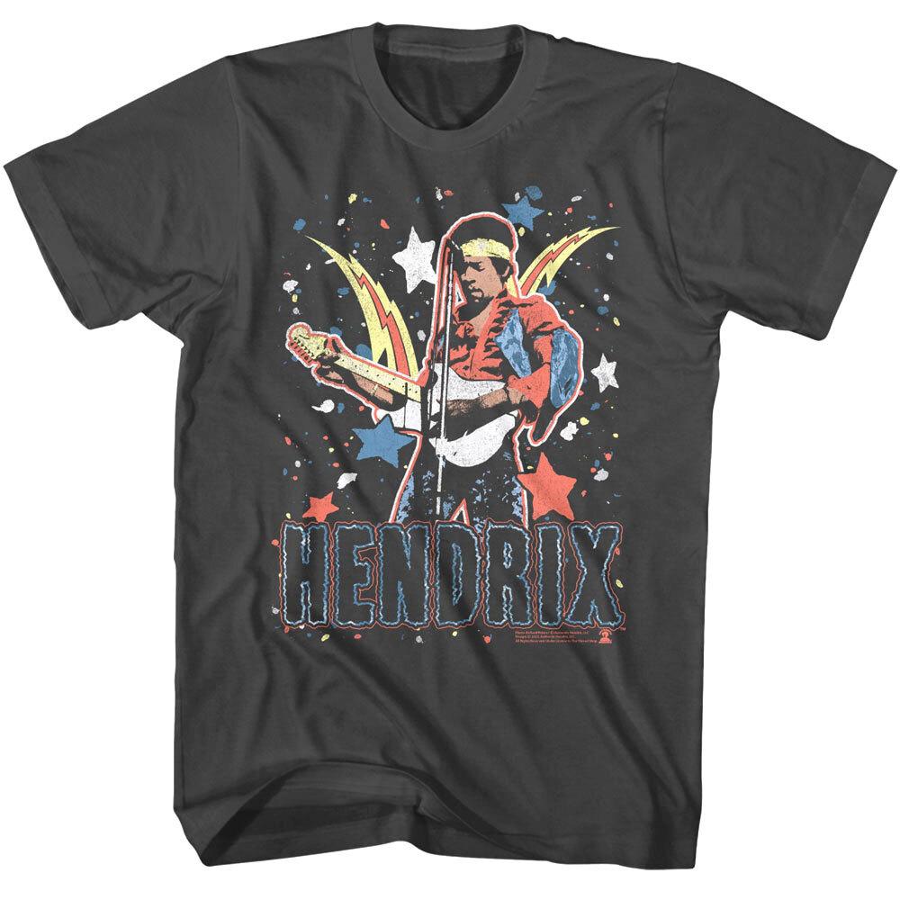 Jimi Hendrix Electro Starburst Men T Shirt L
