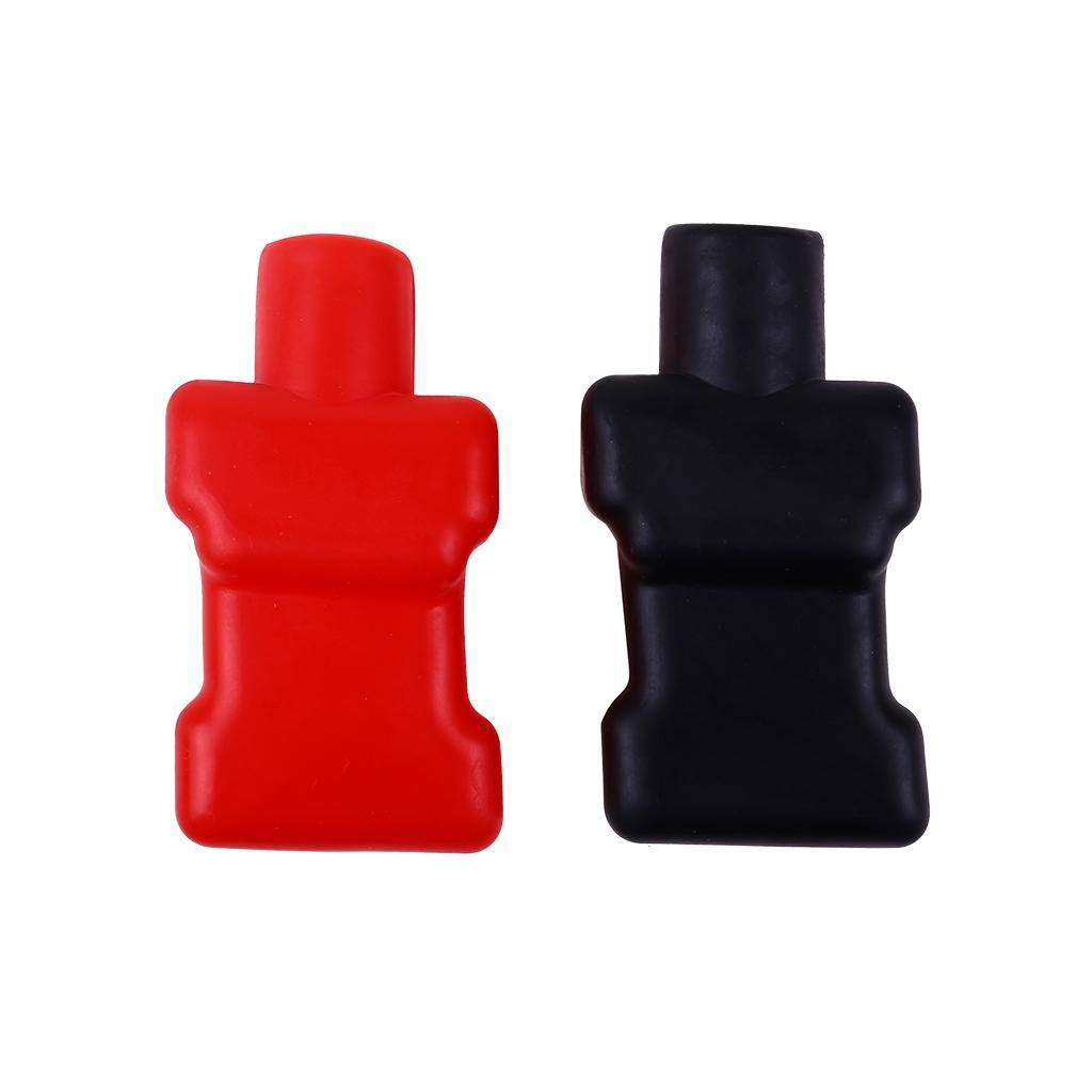 Accessories Battery Terminal Cover Set Auto 2Pcs Rubber Wear resistant