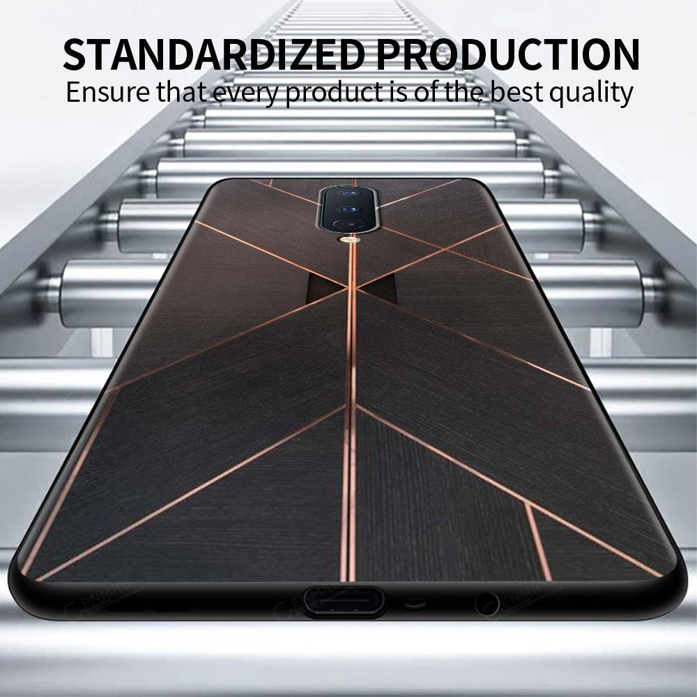 Figura geometrică din marmură Capa pentru OnePlus 8T 8 Nord N10 5G 7 9 7T 9R Husă de telefon pentru 1+ Nord 2 N100 N200 Z Husă neagră din Tpu