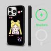 Anime Sailor Moon Handyhülle Magnetische Hülle Für IPhone 16 14 13 12 11 15 Pro Max Plus Für Magsafe Kabelloses Lade Cover