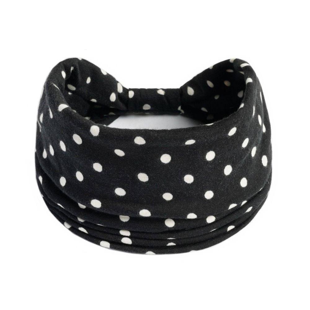 Women Wide Headband African Pattern Cotton Stretch Sports Headband Elastic Non Slip Yoga Hair Band for Birthday Party