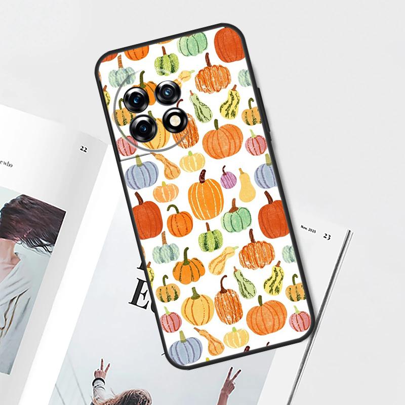 Herbst Kürbis Hülle Für OnePlus Nord CE 5 3 4 Lite N20 N30 OnePlus 15 13 12 11 9 10 Pro 13T 13R 10T Abdeckung