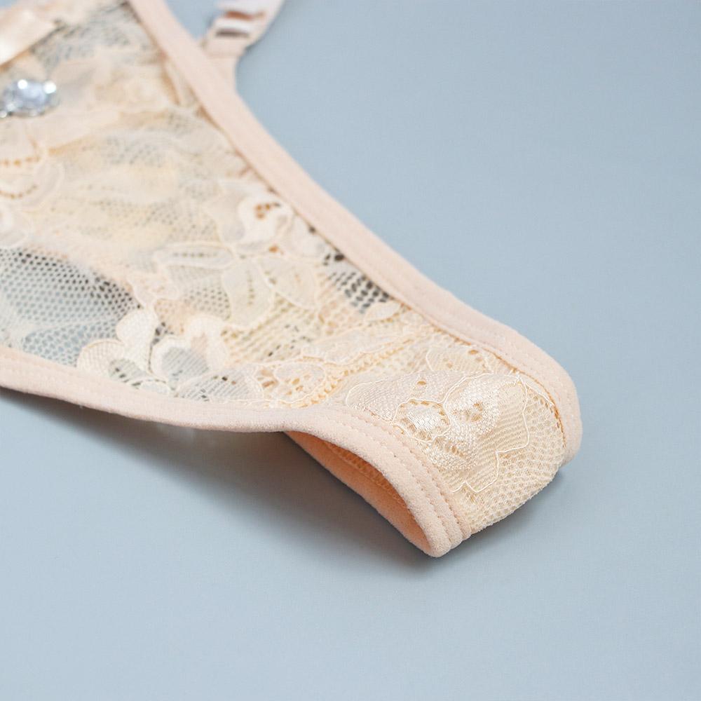 Low-waist Underwear Underpants G String Lace Panties Sexy Briefs Pendant  Women Thong