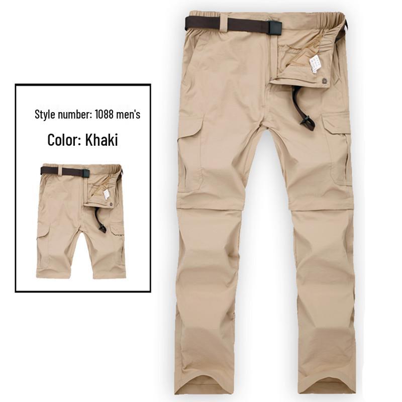 Men's UV Protection Quick-Dry Detachable Pants and Shorts Combo