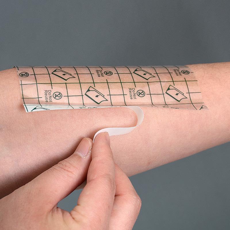Waterproof Invisible Adhesive Plaster PU Film 14x16cm, Fixation Cloth Tape, Blank Sanfu Bath Patch