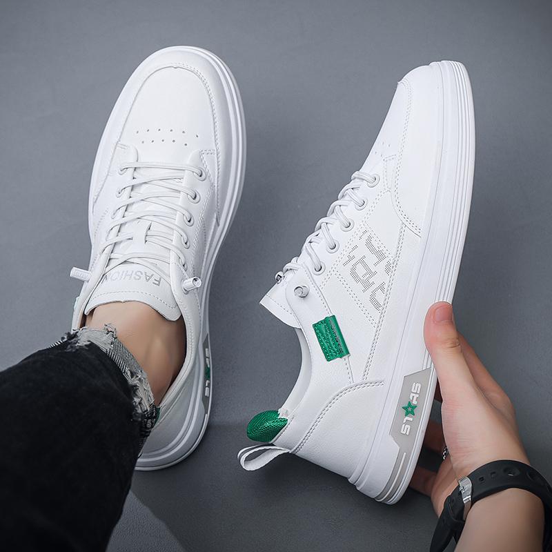 Scarpe sportive casual Scarpe da uomo resistenti all'usura per tutti gli abbinamenti Scarpe da skateboard alla moda per uomo Scarpe da corsa per il tempo libero Scarpe in pelle da uomo