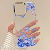 Colorful Flowers Print Case For iPhone 17 Pro Max iPhone 16 15 14 13 Pro Max 11 17e 16e Plating Lens Frame Clear Soft Silicone Back Cover