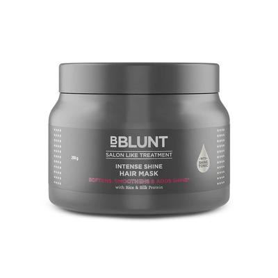 Bblunt Intense Shine Haarmaske 250 g für weicheres, glatteres, glänzendes Haar für Männer und Frauen