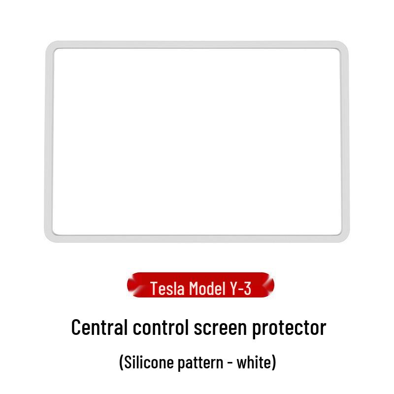 Tesla Model Y/3 Navigation Screen Protector Silicone Center Display Accessory