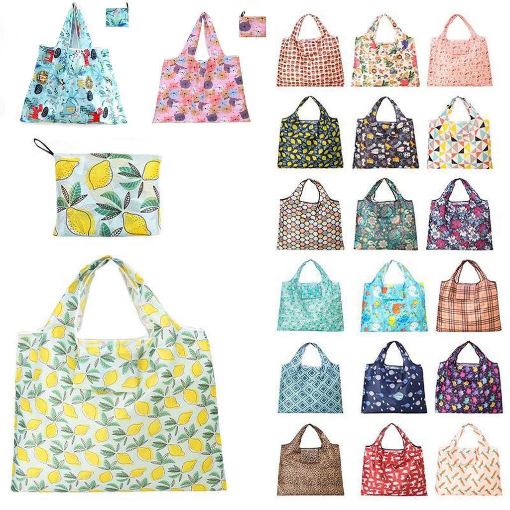 10 Large Capacity Supermarket Shopping Portable Foldable Eco Large Grocery Thick Storage Shoulder Carry Vegetable Fruit Bags PCS/SET Bags, Bags, Bags,