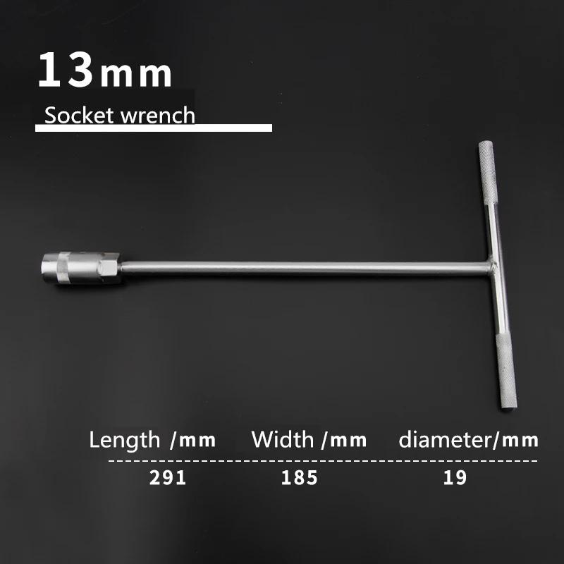 T-type Manual Socket Wrench External Hexagonal Automobile and Motorcycle Repair Wrench Nut Hexagonal T-bar