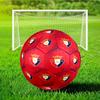 Red And Blue Shield Atletico Soccer Ball Size 5 Soccer Ball, Machine-stitched, Soft and Comfortable, Suitable for Training and Matches Fan Gift