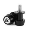 Motorcycle CNC Aluminium Alloy Swing Arm Spool Sliders Stand Swingarm Bobbins(8mm, Silver)