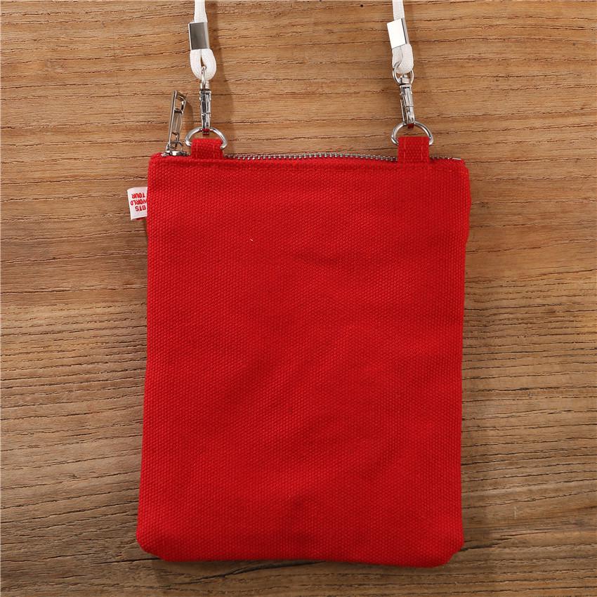 Love Yourself Lerret Shouder Bag World Tour Søt Mini Satchel Pouch Bag