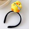 Girls Duck Headbands Funny Duckling Headwear Wide Hair Bands Accessories Cartoon Hair Bands Birthday Party