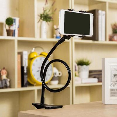 1/2PCS Flexible Universal Lazy Bracket Mobile Phone Holder Portable 360° Adjustble Gooseneck Clip Clamp Bed Desktop Bracket Clip