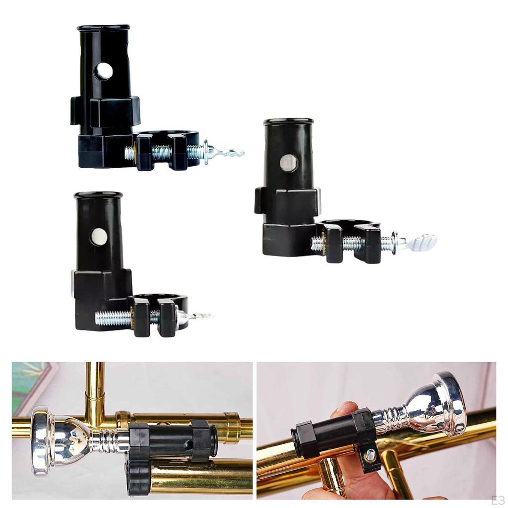 Trumpet Mouthpiece Holder Attachment Adjustable Resistance Assistant Clamp for Beginners