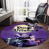 1pc Villains Carpet, Round Rug, Comfortable, Suitable for Entryways, Living Rooms, Office, And Bedrooms, Christmas Decoration