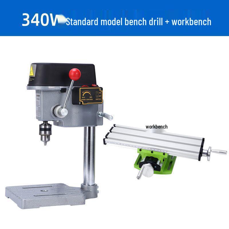Industriequalität 220V Mini-Bohrständer - Hochpräzise Bohrmaschine für Holzbearbeitung & Kleine Aufgaben