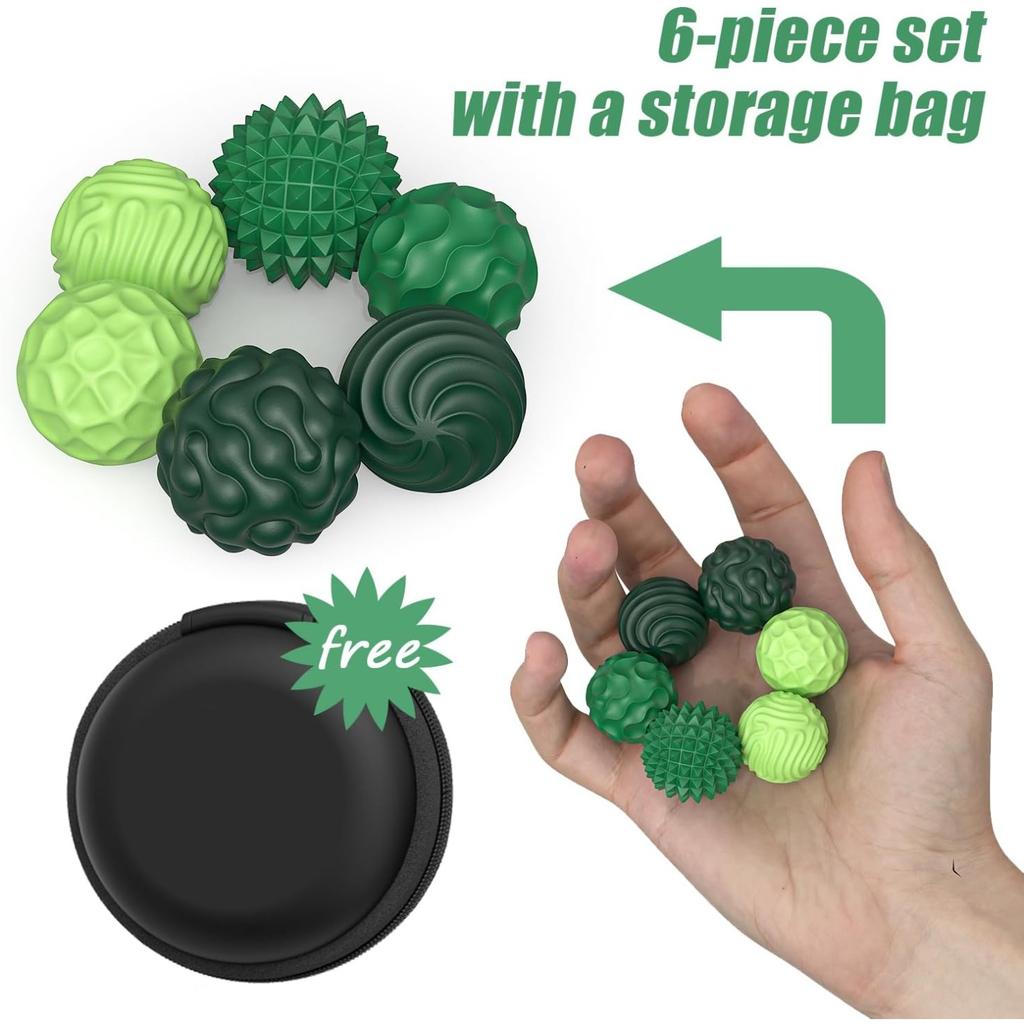 Magnetic Fidget Balls Toys, Silicone Sensory Stress Relief Toy for Adults,Teens with  Fidget Magnets & Magnetic Toy Fun Gift
