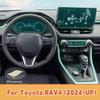 Auto Interieur Middenconsole Transparant Voor TOYOTA RAV4 2024 2025 Accessoires Refit Beschermende TPU Film Krasbestendig Reparatie Film