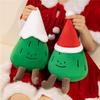 Cartoon Christmas Little Pine Tree Plush Doll Wearing Santa Hat Doll Children'S Rag Doll New Year'S Gift