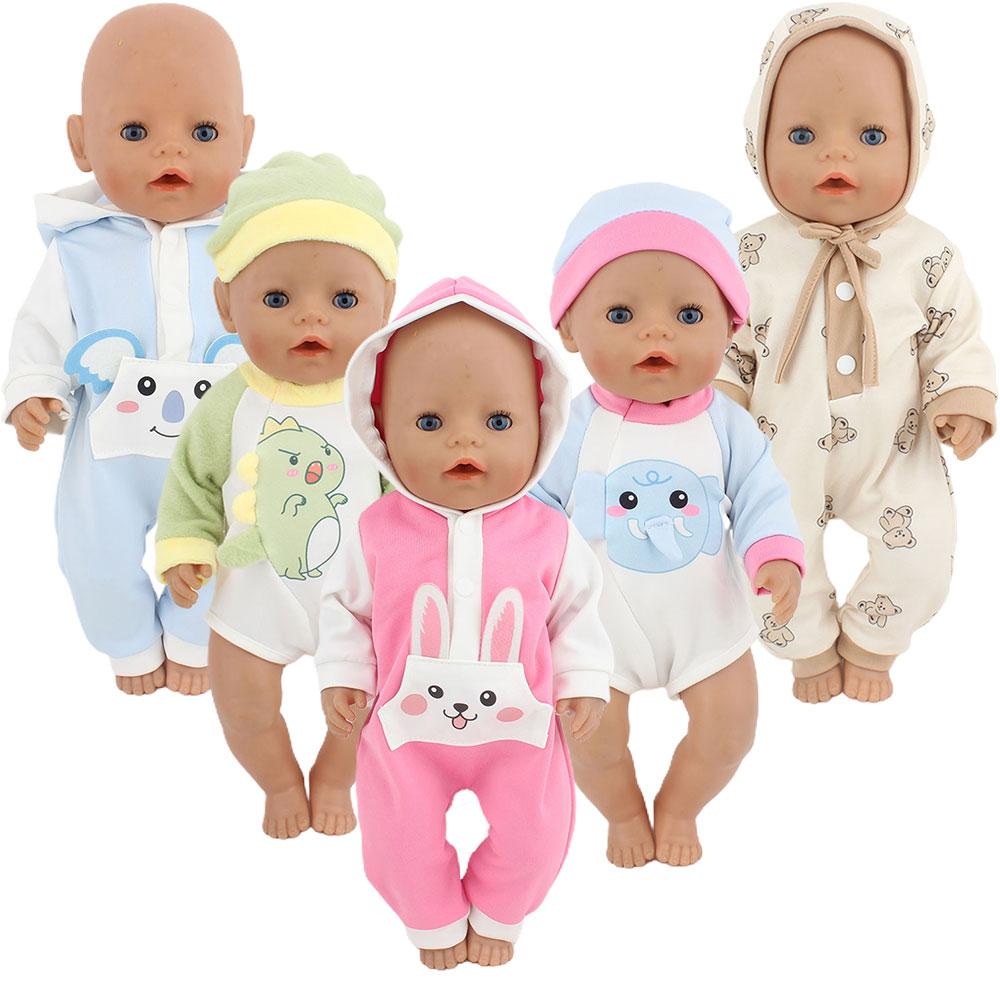 Fashion Doll Jump Suits For 17 Inch Baby Doll 43cm Reborn Baby Doll Clothes