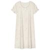 Summer Modal Short-sleeved Nightgown Women's Loose, Sweet and High-end Sense Can Be Worn Outside Medium and Long Over the Knee New Loungewear
