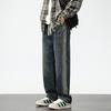 American Retro Jeans Men's Spring New Style Old Loose Straight Trousers