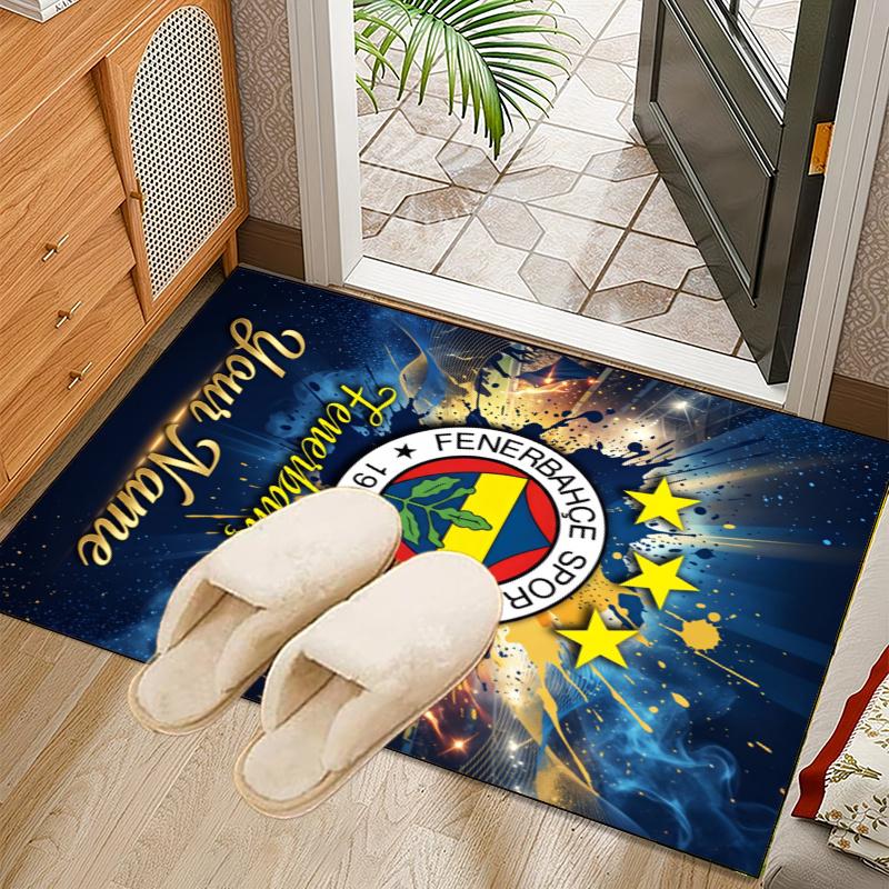 Benutzerdefinierter Name Fenerbahçe Spor Teppich Büro Teppich, Innen Teppich, Stuhl Teppich, Wohnzimmer, Fußmatte Spiel Teppich Heimdekoration Geburtstag Weihnachtsgeschenke