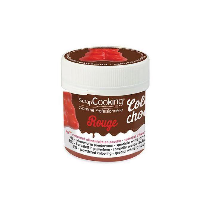 Fat-soluble Food Coloring Color'choco 5 G - Red