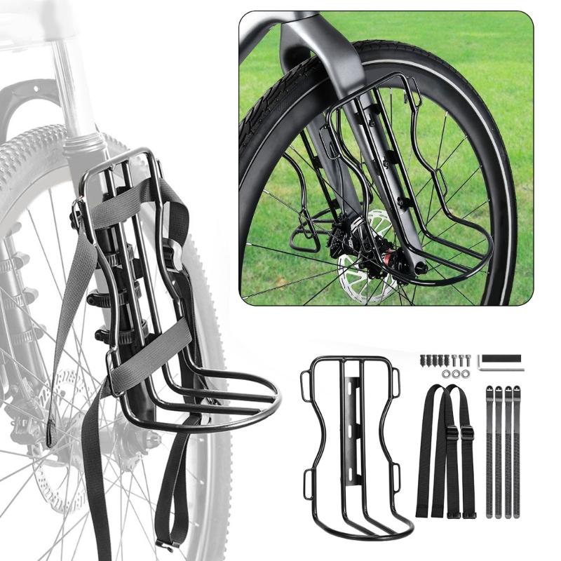 Mountain Bikes Pannier Rack Cycling Equipment Stand Footstock Bicycles Front Rack, Bike Luggage Tourings Carriers Rack