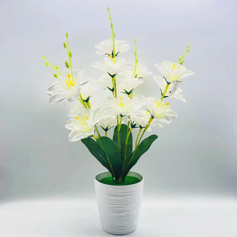 Potted Simulation Daffodils Artificial Artificial Flowers And Bonsai Plants